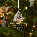 Personalized Family Christmas Ornament 2024 – Custom Family & Pet Ornament AV03-11 - Kindlytoys