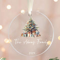 Personalized Family Christmas Ornament 2024 – Custom Family & Pet Ornament AV03-11 - Kindlytoys