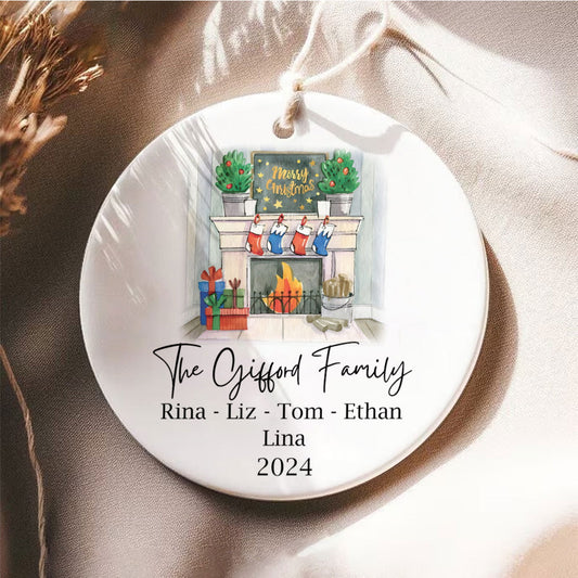 Personalized Family Christmas Ornament CX02-34 - Kindlytoys