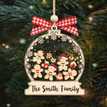 Personalized Family Christmas Ornaments, Family Christmas Shaker Ornaments CF208 - Kindlytoys