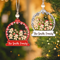 Personalized Family Christmas Ornaments, Family Christmas Shaker Ornaments CF208 - Kindlytoys