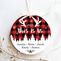 Personalized Family Ornament, Custom Xmas Tree Ornament, First Christmas Family Ornament CX01-25 - Kindlytoys