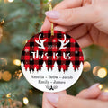Personalized Family Ornament, Custom Xmas Tree Ornament, First Christmas Family Ornament CX01-25 - Kindlytoys