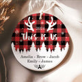 Personalized Family Ornament, Custom Xmas Tree Ornament, First Christmas Family Ornament CX01-25 - Kindlytoys