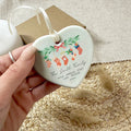 Personalized Family of 4 Ornament, Personalized Heart Shaped Ornament CY02-11 - Kindlytoys