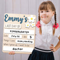 Personalized First/Last Day of School Sign Interchangeable Names SS14 - Kindlytoys