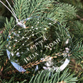 Personalized First Christmas Married Glass Ornament, Our First Christmas Married as Mr and Mrs Ornament, Wedding Glass GX05-13 - Kindlytoys