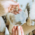 Personalized First Christmas Married Glass Ornament, Our First Christmas Married as Mr and Mrs Ornament, Wedding Glass GX05-13 - Kindlytoys