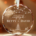 Personalized First Christmas Married Glass Ornament, Our First Christmas Married as Mr and Mrs Ornament, Wedding Glass GX05-13 - Kindlytoys