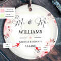 Personalized First Christmas Married Keepsake - Wedding Christmas Gift 2024, Our First Christmas Ornament CX05-26 - Kindlytoys