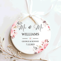 Personalized First Christmas Married Keepsake - Wedding Christmas Gift 2024, Our First Christmas Ornament CX05-26 - Kindlytoys