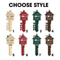 Personalized First Christmas Wood Key New Home Ornament, Christmas Ornament CF200 - Kindlytoys