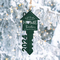 Personalized First Christmas Wood Key New Home Ornament, Christmas Ornament CF200 - Kindlytoys