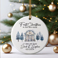Personalized First Christmas in Our New Home Ornament, Couples New Home Ornament, Housewarming Ornament, Custom House Address Christmas Ornament, Personalized New Home Ornament, Custom New House Gift Ideas CX01-8 - Kindlytoys