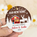 Personalized First Christmas in Our New Home Ornament, Custom New House Gift Ideas, Custom House Address Christmas Ornament, Personalized New Home Ornament,  Couples New Home Ornament CX01-14 - Kindlytoys