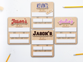 Personalized First Last Day of School Sign Interchangeable Names SS56 - Kindlytoys