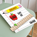 Personalized First and Last Day of School Photo Prop Reusable for Kids SS08 - Kindlytoys