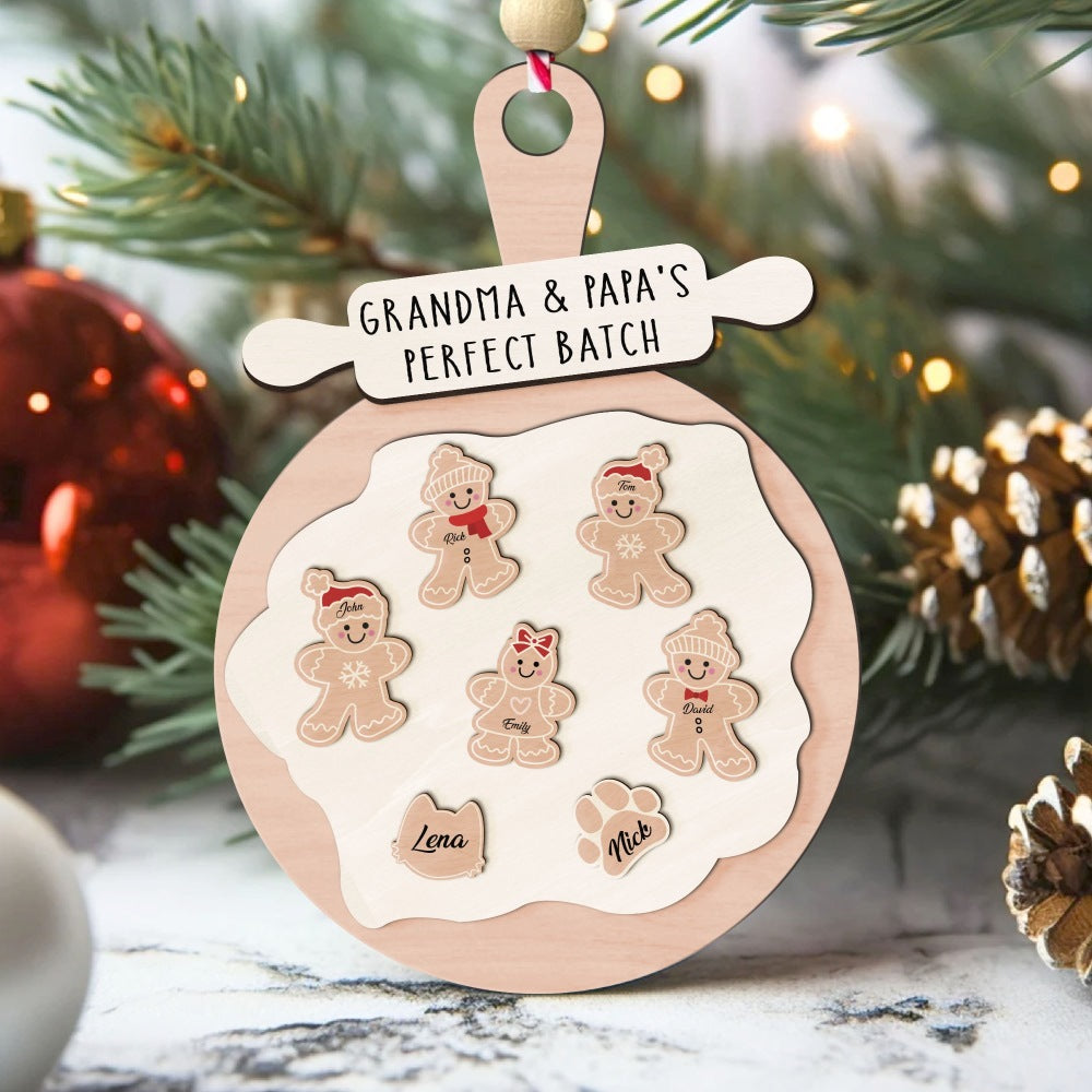 Personalized Gingerbread Christmas Ornament