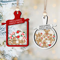 Personalized Gingerbread Family Ornament 2024, 4D Customized Shaked Ornament CF82 - Kindlytoys