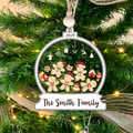Personalized Gingerbread Family Shaker Ornament, Custom Family Christmas Ornament CF193 - Kindlytoys