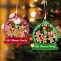 Personalized Gingerman Christmas Ornaments for Family Members, Family Christmas Ornaments CF199 - Kindlytoys