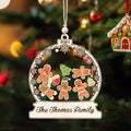 Personalized Gingerman Christmas Ornaments for Family Members, Family Christmas Ornaments CF199 - Kindlytoys