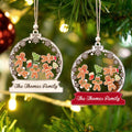Personalized Gingerman Christmas Ornaments for Family Members, Family Christmas Ornaments CF199 - Kindlytoys
