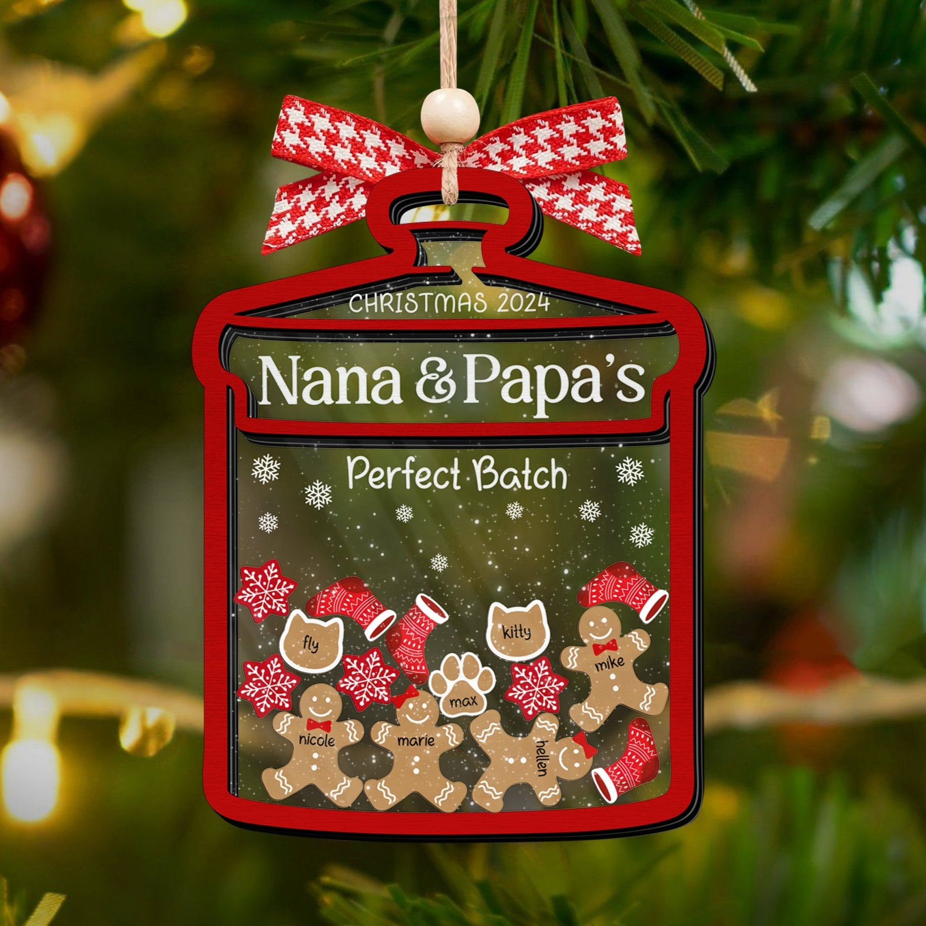 Personalized Grandma Christmas Ornament