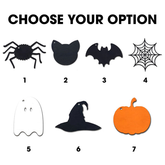 Personalized Halloween Tags, Boo Bag Tags, Custom Halloween Name Tags, Halloween Basket Tags HX04 - Kindlytoys