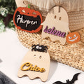 Personalized Halloween Tags, Custom Boo Basket, Halloween Gifts Halloween Decor HX02 - Kindlytoys