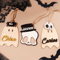 Personalized Halloween Tags, Custom Boo Basket, Halloween Gifts Halloween Decor HX02 - Kindlytoys