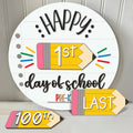 Personalized Interchangeable First/Last Day At School Wooden Sign SS21 - Kindlytoys
