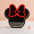 Personalized Mickey And Minnie Piggy Bank, See-Through Design, My First Piggy Bank For Boys & Girls - Kindlytoys - Kindlytoys
