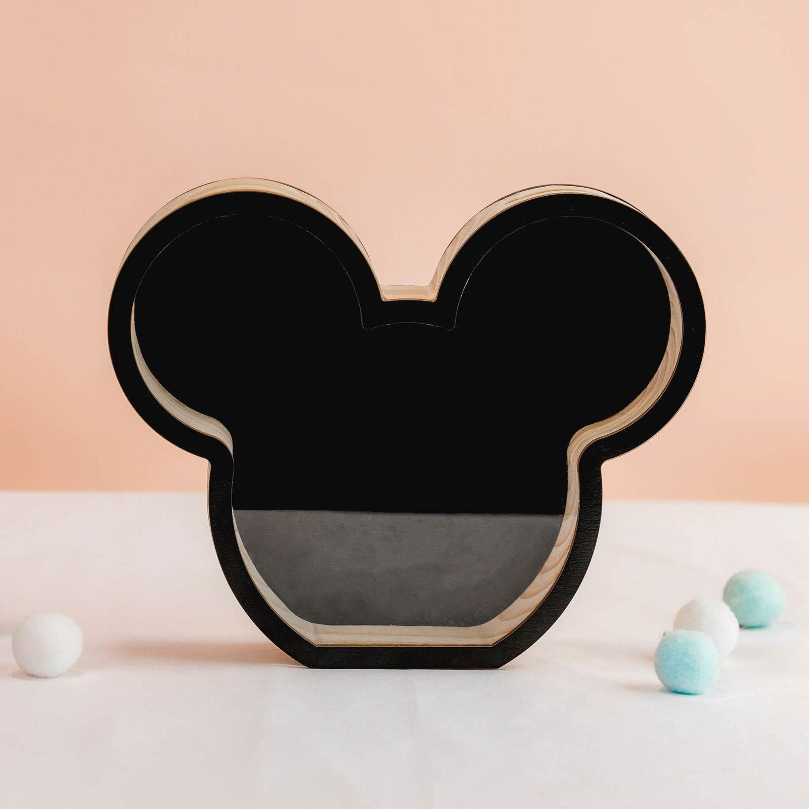 Personalized Mickey And Minnie Piggy Bank, See-Through Design, My First Piggy Bank For Boys & Girls - Kindlytoys - Kindlytoys