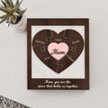 Personalized Mothers Puzzle Piece Sign, gifts for mothers, Mom You Are The Piece That Holds Us Together, Custom Gift for Mom MS06 - Kindlytoys