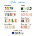Personalized Name Puzzle, Montessori Toys Personalized Gifts For 1 Year Old Puzzle Board for Kids NP43 - Kindlytoys