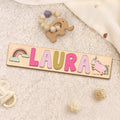 Personalized Name Puzzle, Montessori Toys Personalized Gifts For 1 Year Old Puzzle Board for Kids NP43 - Kindlytoys