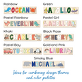 Personalized Name Puzzle, Montessori Toys Personalized Gifts For 1 Year Old Puzzle Board for Kids NP43 - Kindlytoys