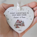 Personalized New Home Ornament - New Home Christmas Ornament - Wreath New House Ornament CY03-09 - Kindlytoys