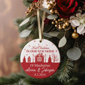 Personalized New Home Ornament, New House Gift Ideas, Housewarming Gifts for New House Ornament, Welcome Home Gifts, Personalized First Christmas in Our New Home Ornament, Custom House Address Christmas Ornament, Couples New Home Ornament CX01-1 - Kindlytoys