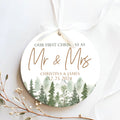 Personalized Our First Christmas As Mr & Mrs Ornament, First Married Christmas Ornament 2024, Married Ornament, Wedding Ornament, Mr And Mrs Gifts CX05-13 - Kindlytoys