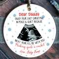 Personalized Pregnancy Announcement Ornament, Baby Ultrasound Ornament 2024, First Baby Ornament, Keepsake Christmas Gift CX03-31 - Kindlytoys