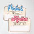 Personalized Reusable Erasable First and Last Day of School Sign SS48 - Kindlytoys