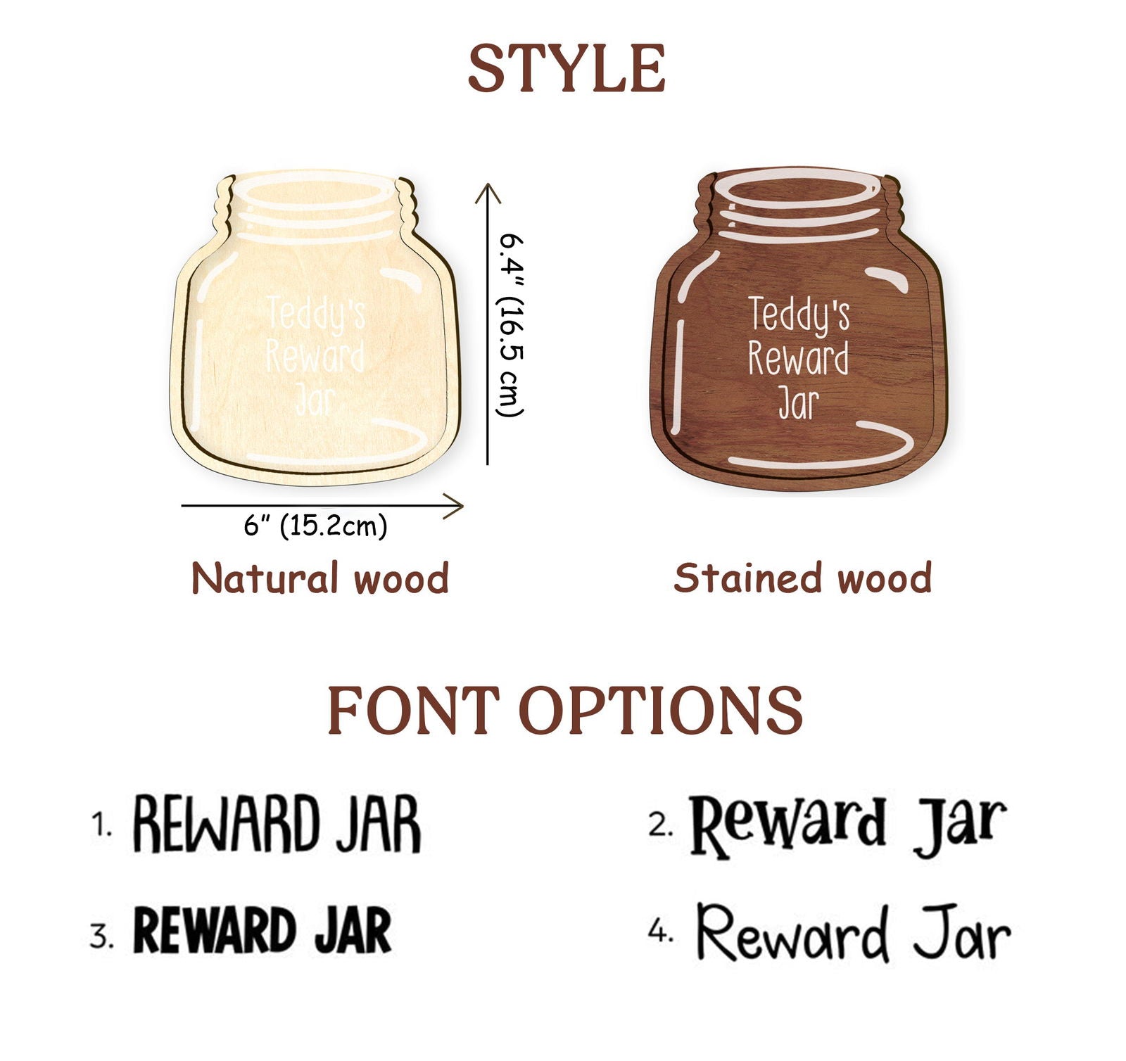 Personalized Reward Jars for Kids, Classroom Reward Jar, Good Behavior Jar, Kids Behaviour Jar PY99 - Kindlytoys