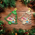 Personalized Shaker Family Christmas Ornaments for Family Members CF138 - Kindlytoys