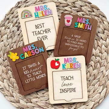 Personalized Sticky Note Holder for Teacher SN10 - Kindlytoys