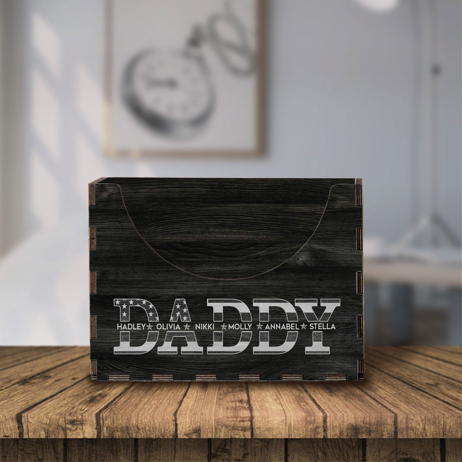 Personalized Wooden Hat Holder, Personalized Cap Holder, Custom Hat Holder, Hat Rack, Hat Storage Box, Fathers Day Gift HH03 - Kindlytoys