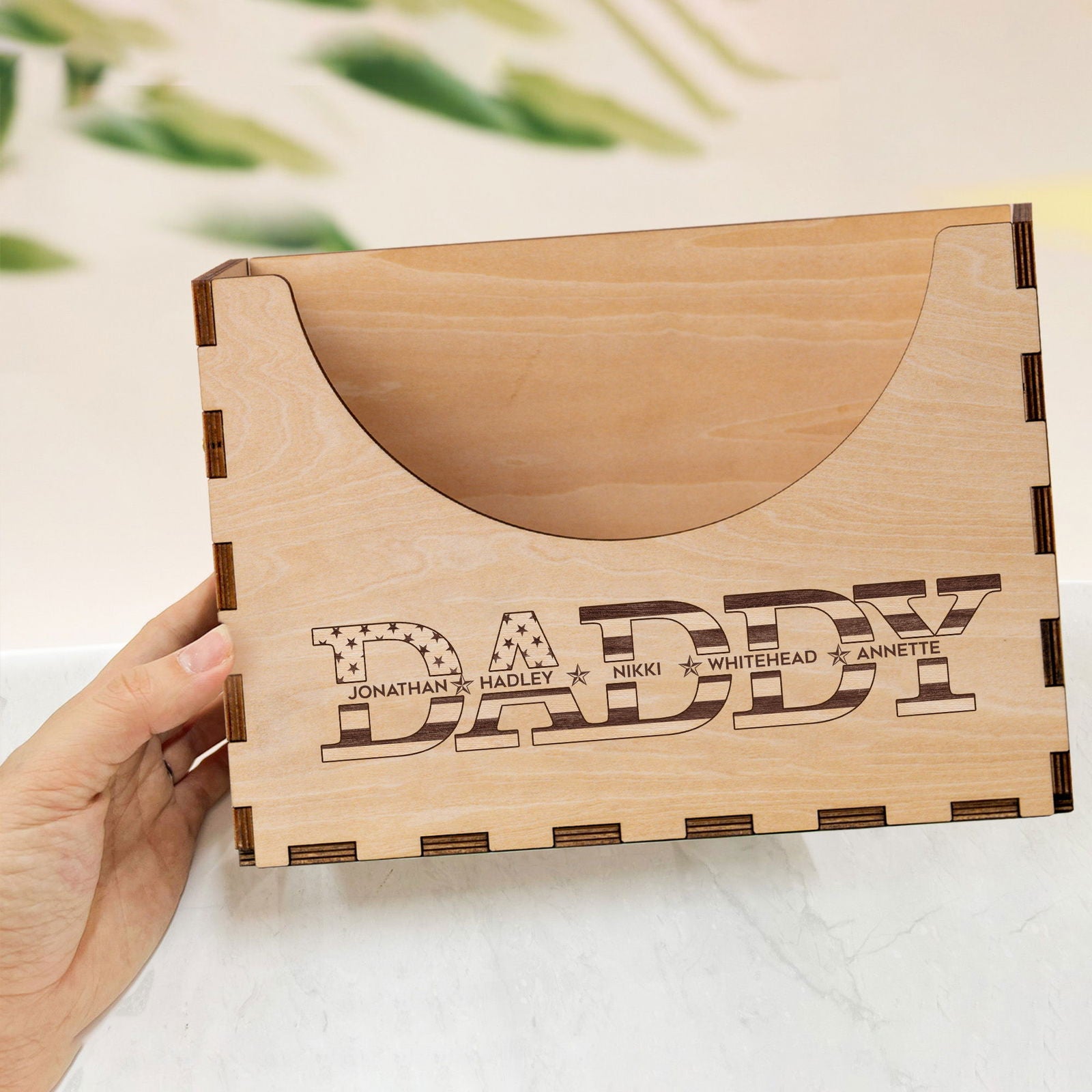 Personalized Wooden Hat Holder, Personalized Cap Holder, Custom Hat Holder, Hat Rack, Hat Storage Box, Fathers Day Gift HH03 - Kindlytoys