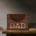 Personalized Wooden Hat Holder, Personalized Cap Holder, Custom Hat Holder, Hat Rack, Hat Storage Box, Fathers Day Gift HH03 - Kindlytoys