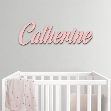 Personalized Wooden Name Sign for Nursery, Personalized Name Sign, Wall Decor, Wood Letters Baby Nursery, Name Sign Wooden, Sign Baby Name Sign NA03 - Kindlytoys